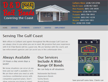 Tablet Screenshot of ddbail.com